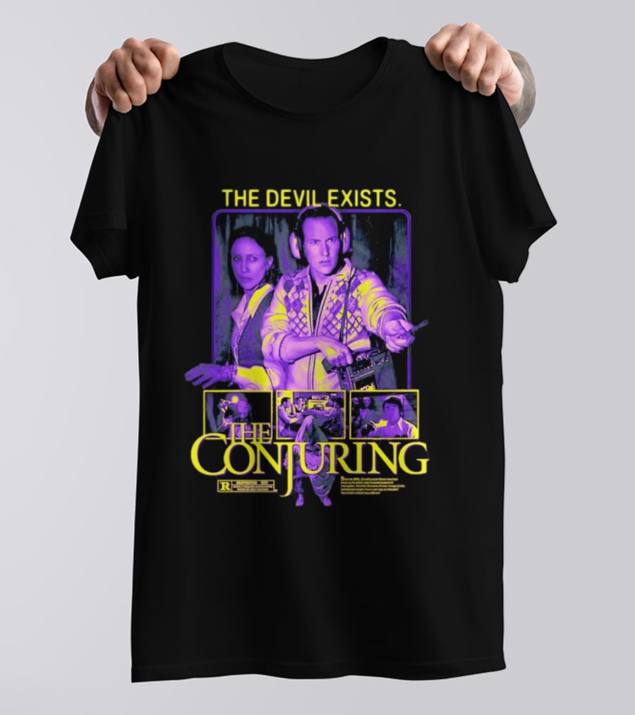 The Conjuring The Devil Exists Movie Horror Ed And Lorraine Warren T-Shirt