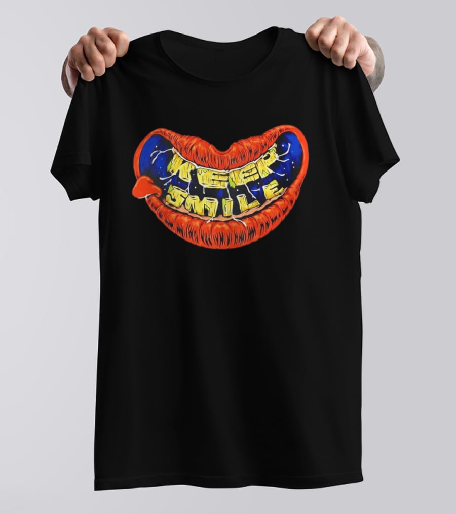 Keep Smile Red Lips Bright Teeth T-Shirt