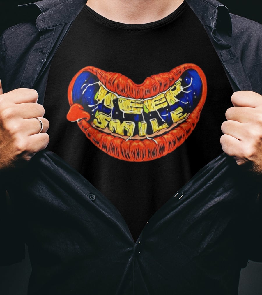 Keep Smile Red Lips Bright Teeth T-Shirt