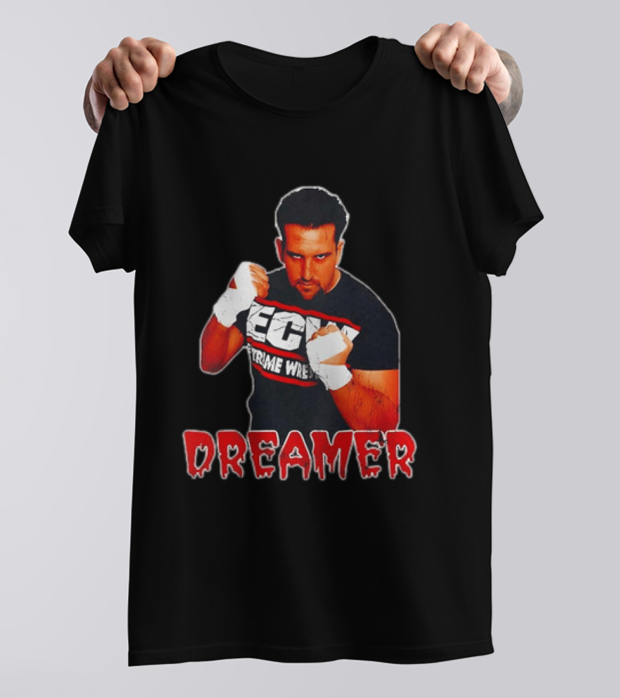 ECW Extreme Wrestling Tommy Dreamer Fighting T-Shirt
