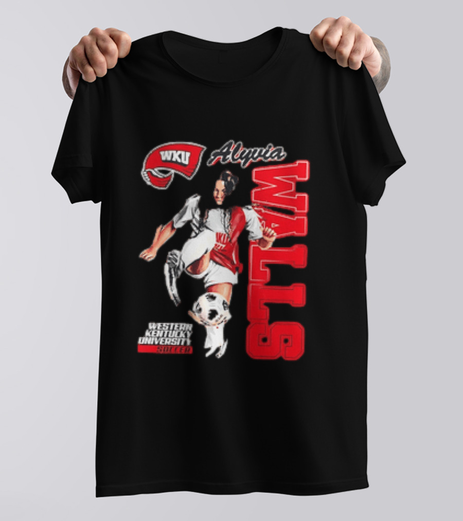 Western Kentucky University Soccer Alyvia Walls WKU T-Shirt