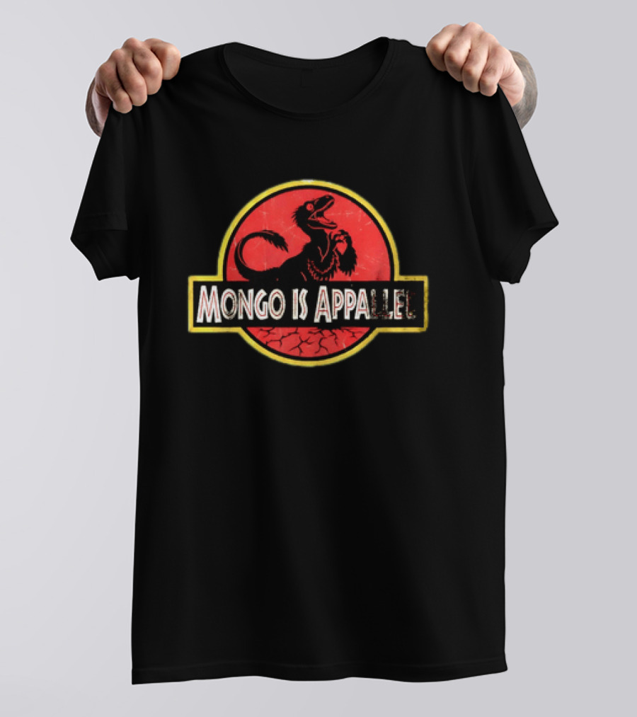 Mongo Is Appalled Dinosaur Red Circle T-Shirt