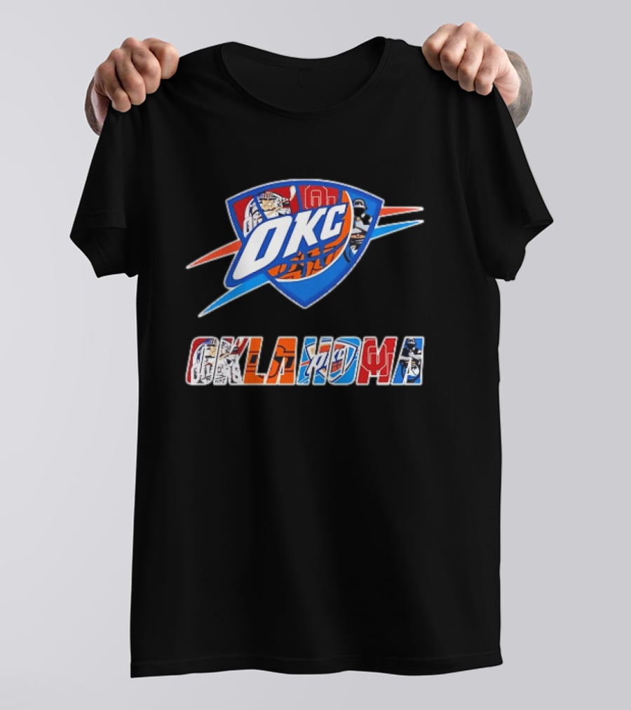 Oklahoma OKC Thunder Sooners Oilers Sports Fan Gear T-Shirt