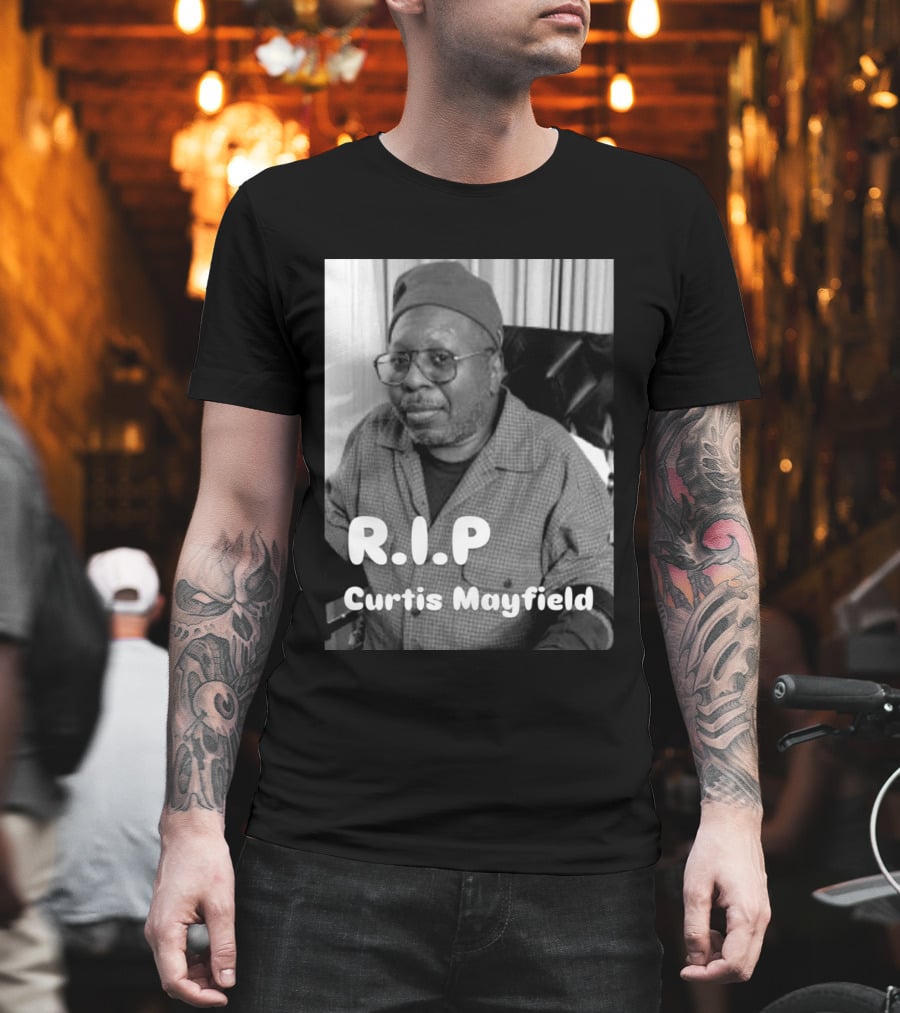 RIP Curtis Mayfield Memory July 13 1990 T-Shirt