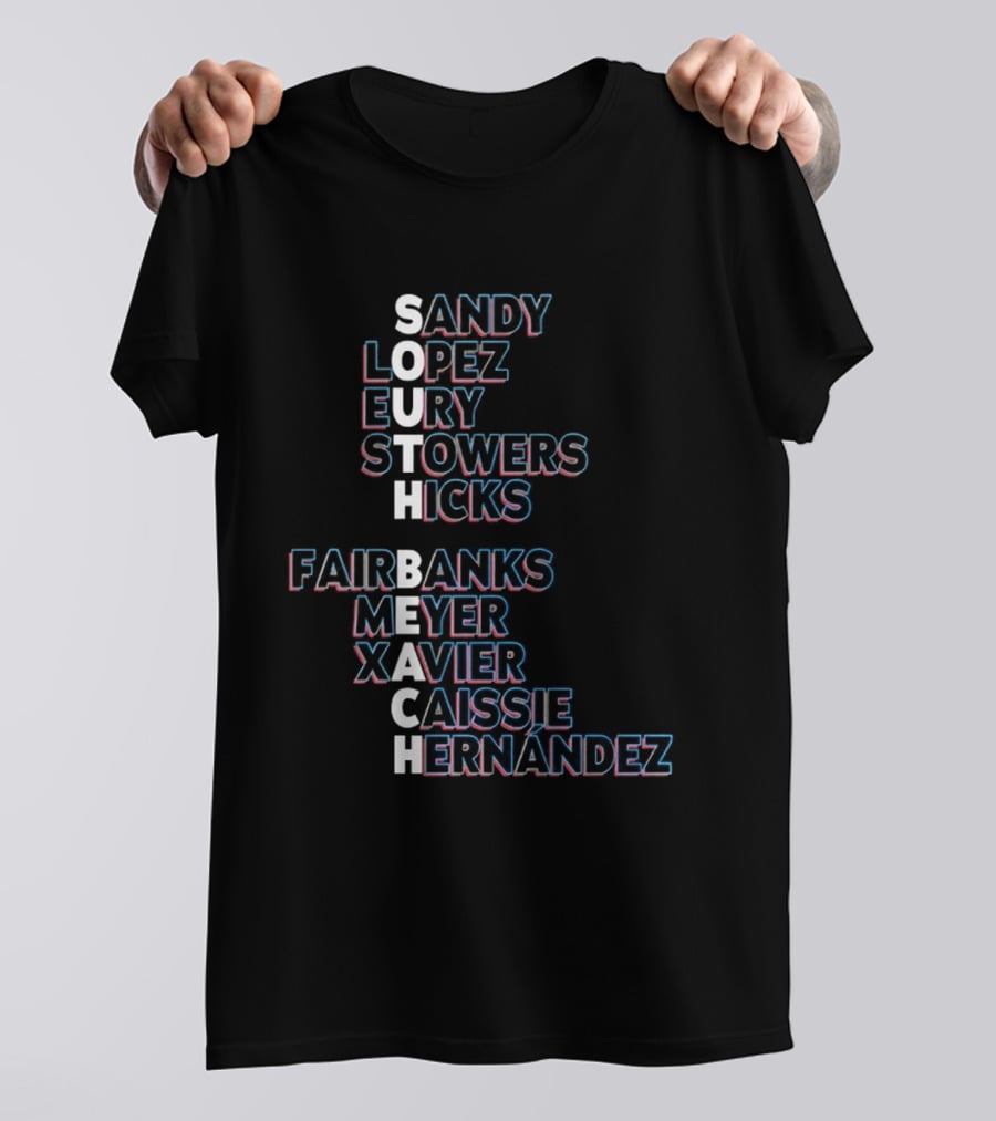Sandy Lopez Eury Stowers Hicks Fairbanks Meyer Xavier Caissie Hernández South Beach T-Shirt