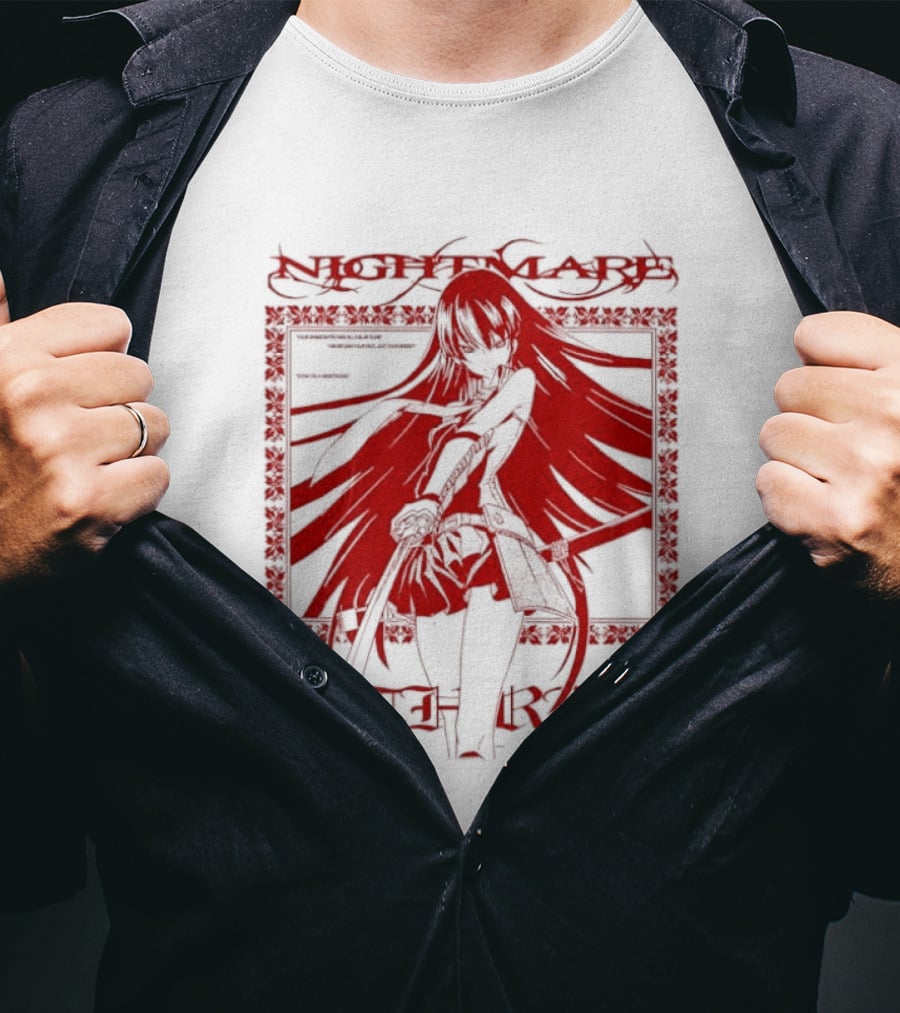 Akame Akame Ga Kill Nightmare Anime Character Grand Entry Red T-Shirt