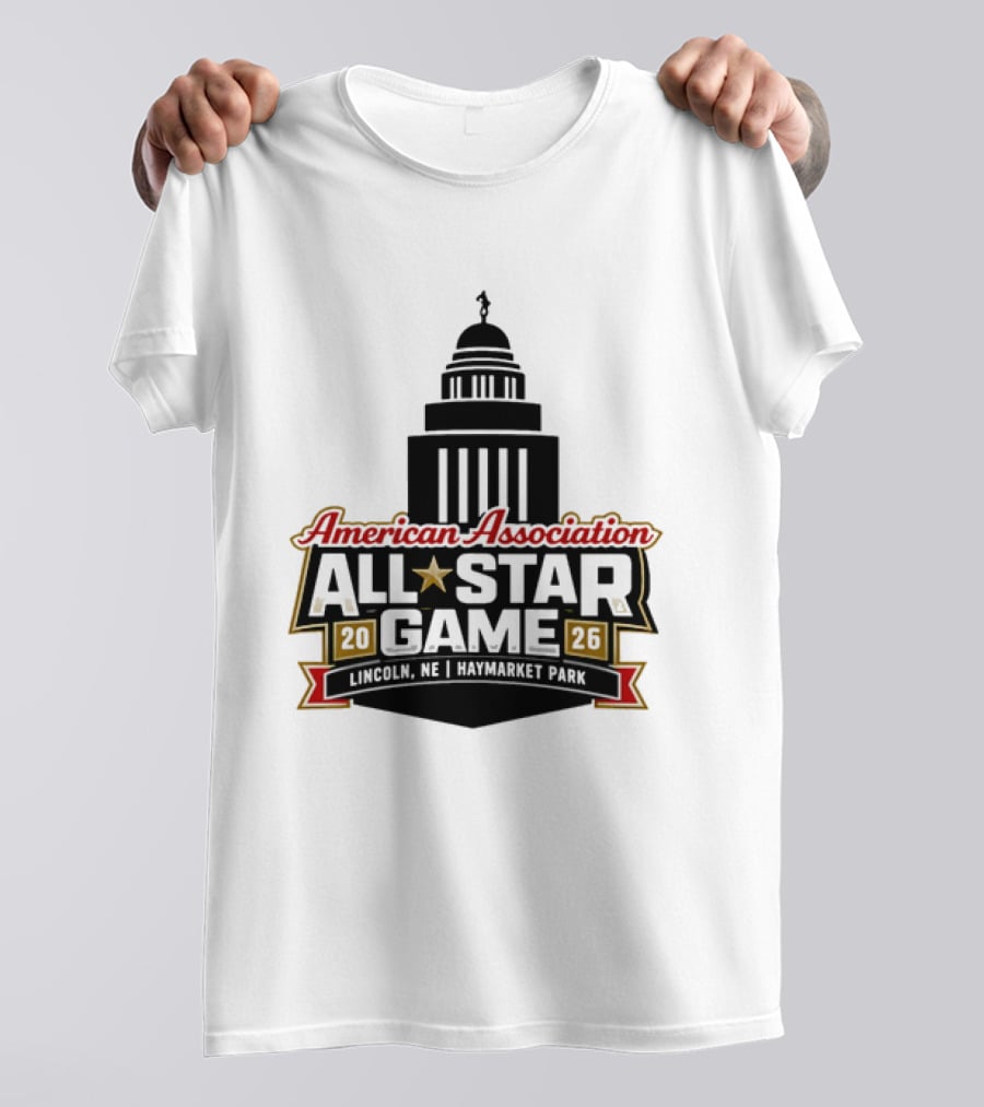 American Association All Star Game 2026 Haymarket Park Lincoln Nebraska Capitol Building T-Shirt