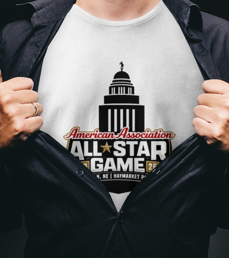 American Association All Star Game 2026 Haymarket Park Lincoln Nebraska Capitol Building T-Shirt