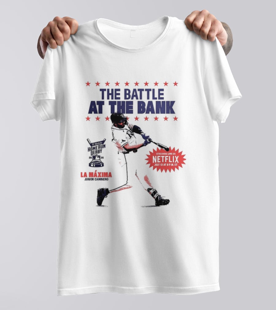 Junior Caminero LA Maxima The Battle At The Bank Netflix Home Run Derby 2026 T-Shirt