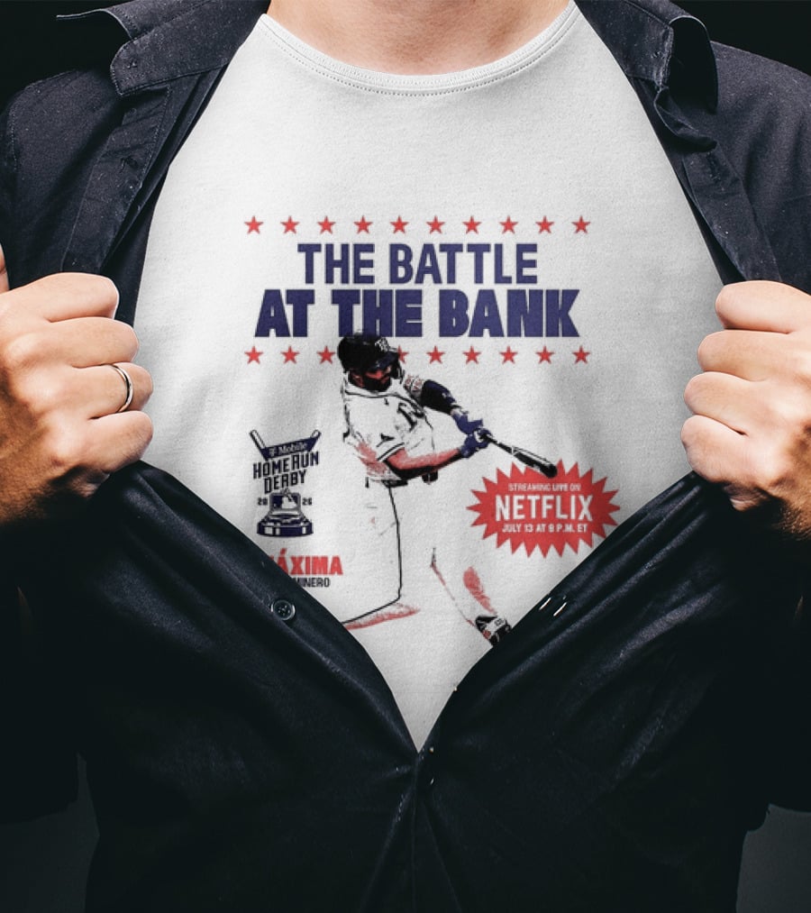 Junior Caminero LA Maxima The Battle At The Bank Netflix Home Run Derby 2026 T-Shirt