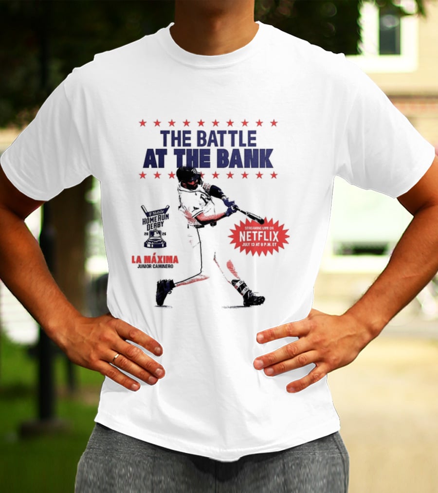 Junior Caminero LA Maxima The Battle At The Bank Netflix Home Run Derby 2026 T-Shirt