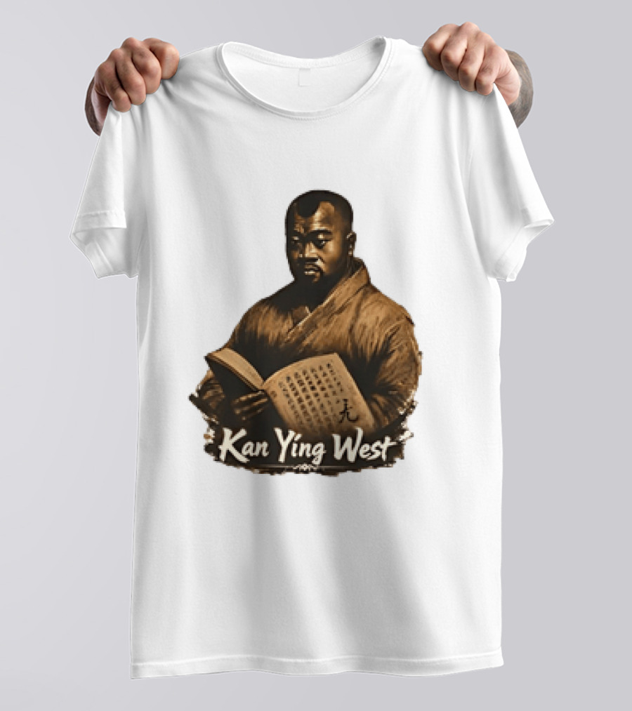 Kan Ying West Book Meme Kanye Mashup T-Shirt