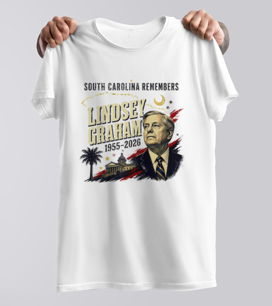 Lindsey Graham 1955 2026 South Carolina Remembers Moon Capitol T-Shirt