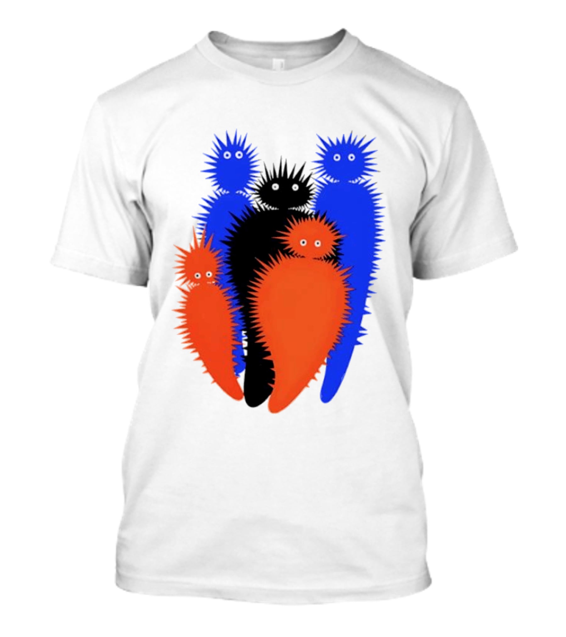 Hollerbaum And Schmidt Julius Klinger 1909 Spiky Colorful Creatures T-Shirt