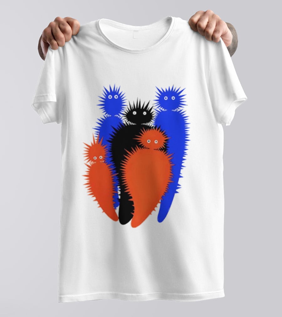 Hollerbaum And Schmidt Julius Klinger 1909 Spiky Colorful Creatures T-Shirt