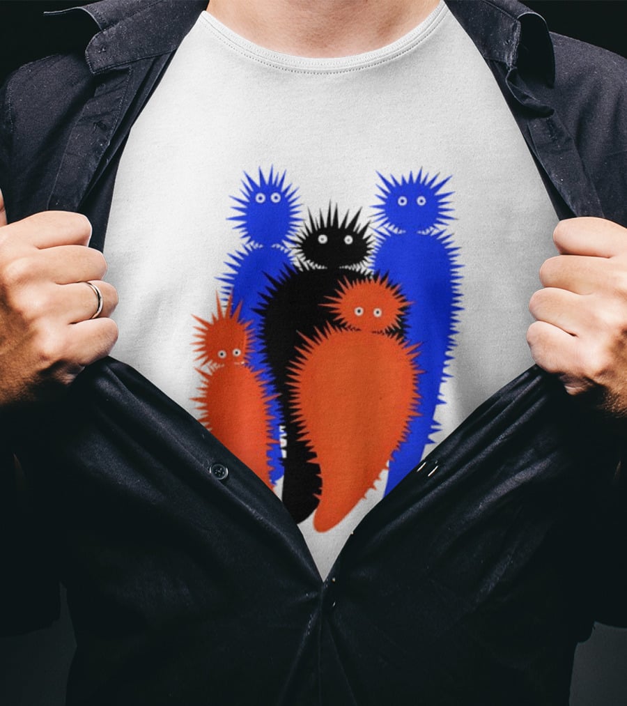 Hollerbaum And Schmidt Julius Klinger 1909 Spiky Colorful Creatures T-Shirt