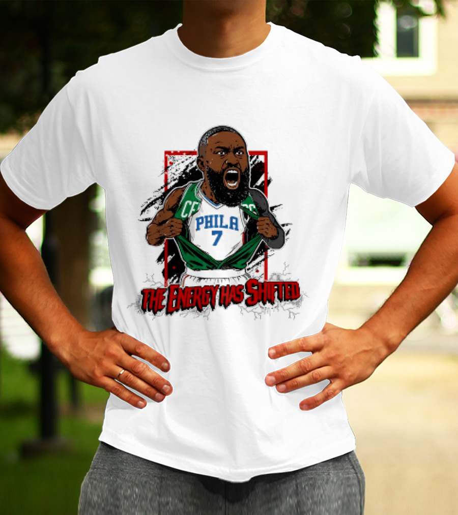 Philadelphia 76ers The Energy Has Shifted Jaylen Brown T-Shirt