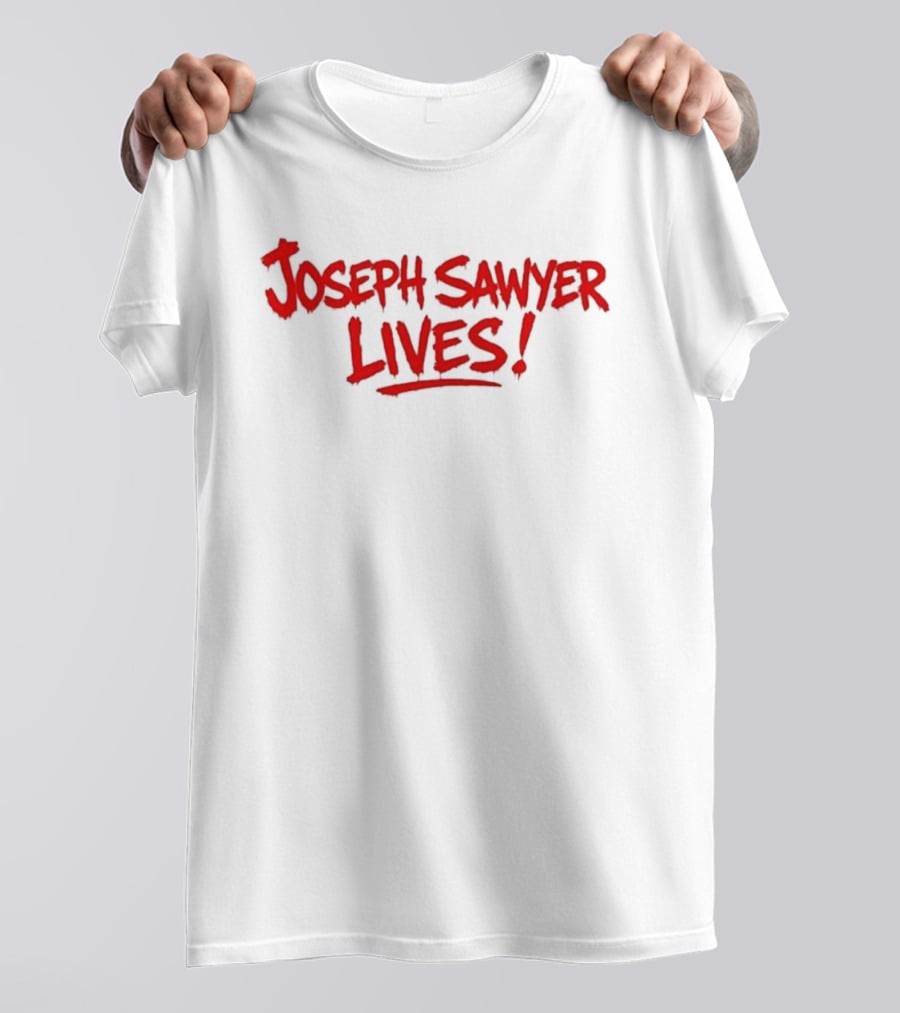 Joseph Sawyer Lives Bold Red T-Shirt