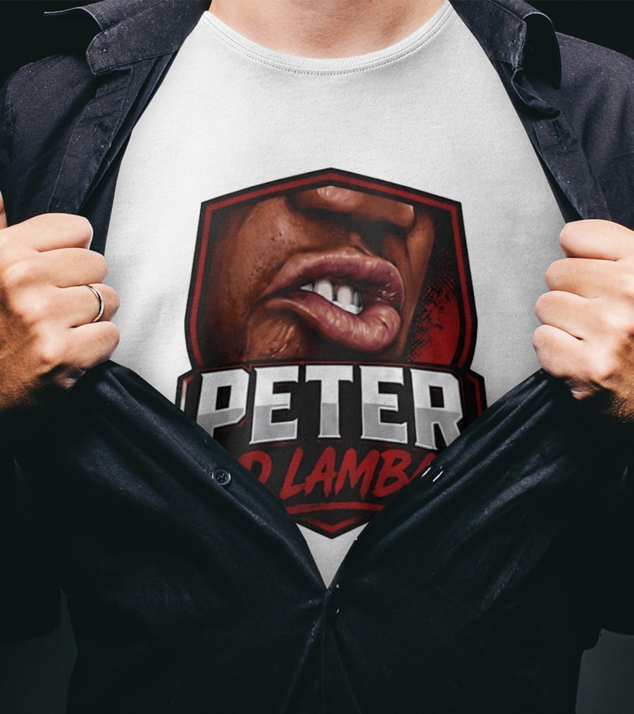 Peter D Lamba Nigerian Politics Satire Streetwear Bold Expression T-Shirt