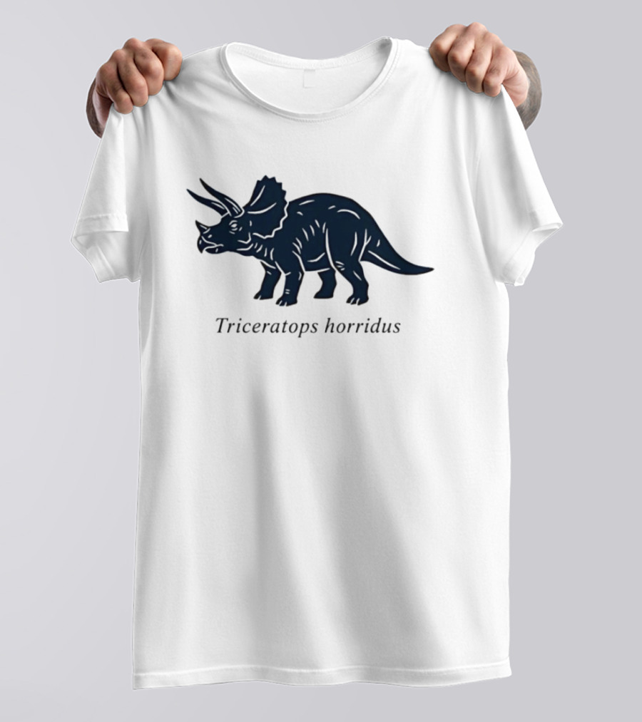 Triceratops Horridus Dinosaur Prehistoric Animal Paleontology Biology Science T-Shirt