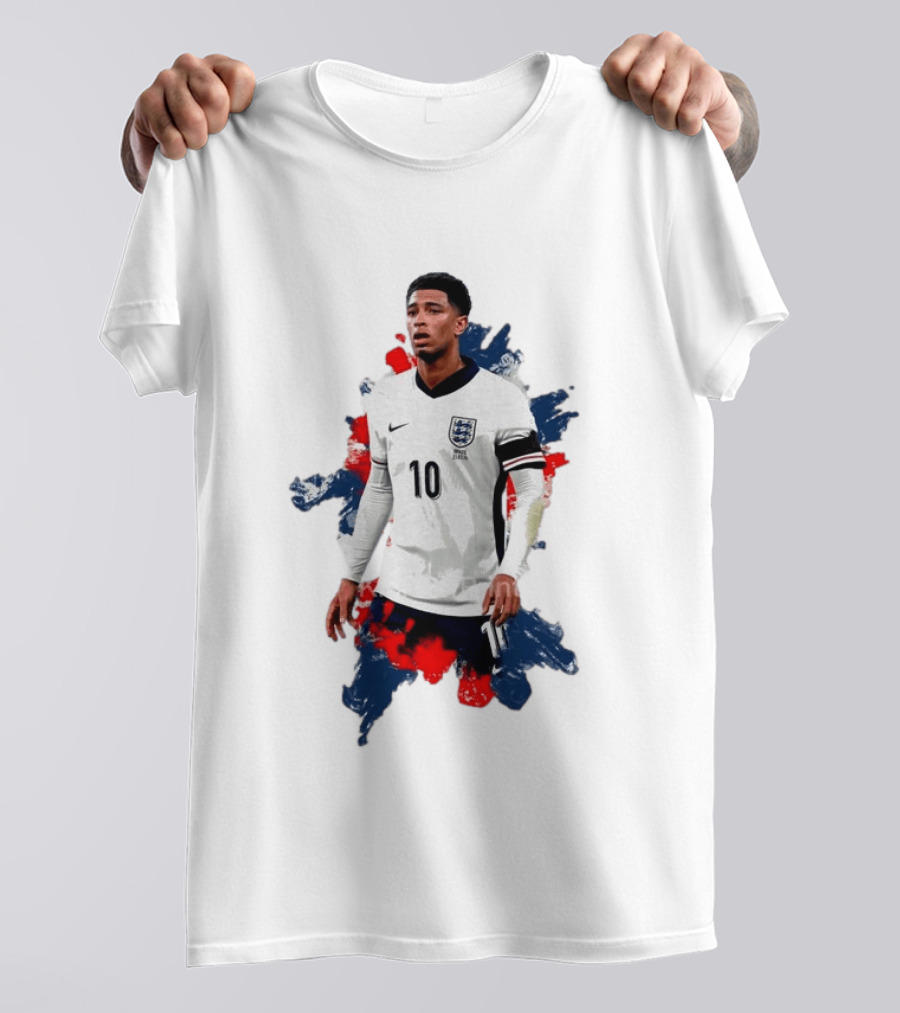 Jude Bellingham 10 England Football Team Captain T-Shirt