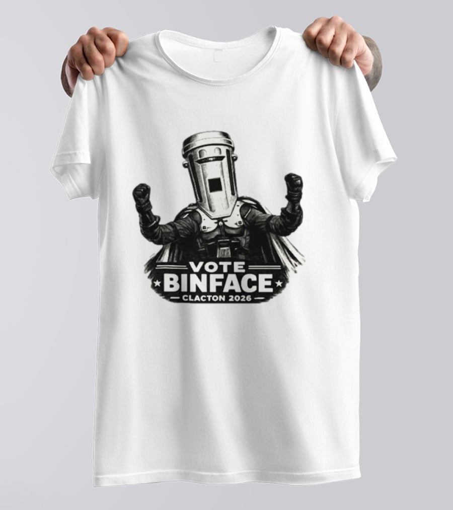 Vote Binface Clacton 2026 UK Election Campaign T-Shirt