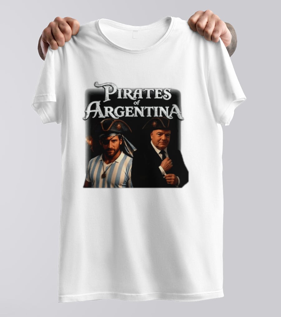 Pirates Of Argentina Messi Mashup Soccer Legend And Captain T-Shirt