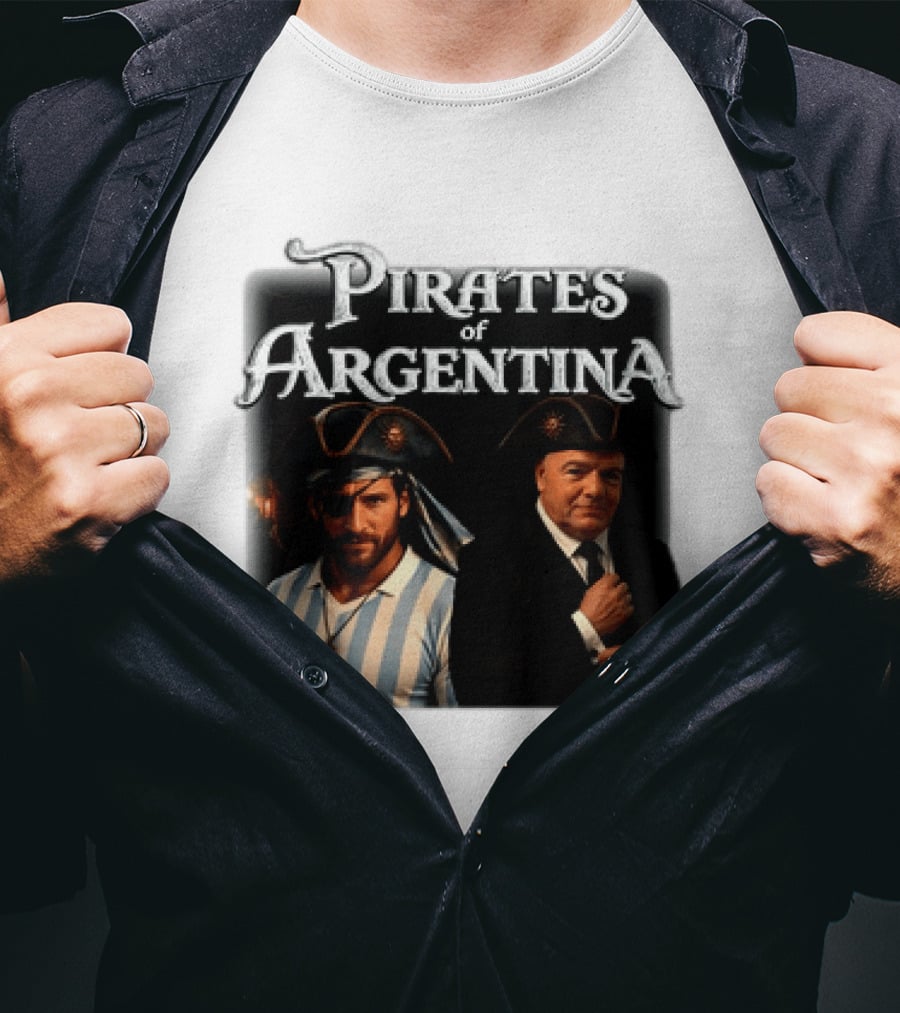Pirates Of Argentina Messi Mashup Soccer Legend And Captain T-Shirt