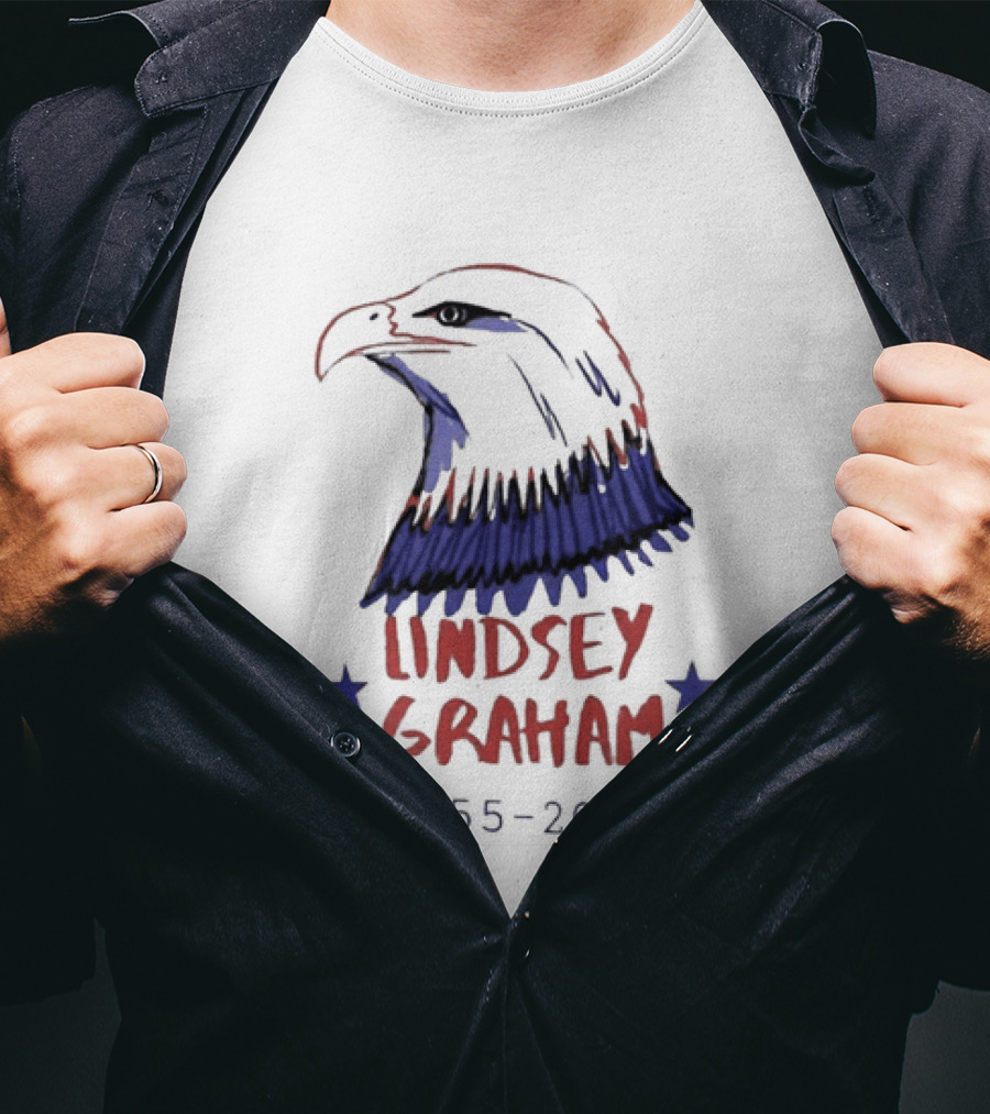 Lindsey Graham 1955 2026 Patriotic Eagle T-Shirt
