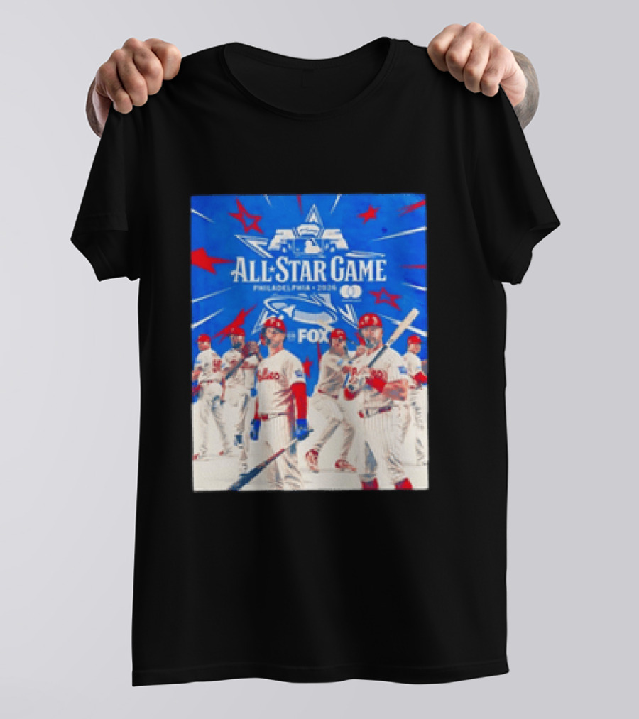 2026 All Star Game Philadelphia Phillies Major League Baseball FOX T-Shirt