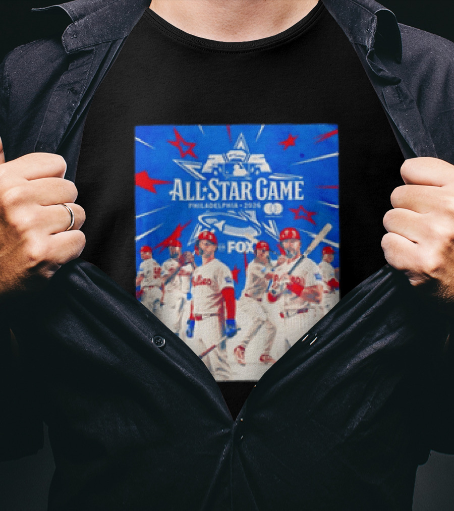 2026 All Star Game Philadelphia Phillies Major League Baseball FOX T-Shirt