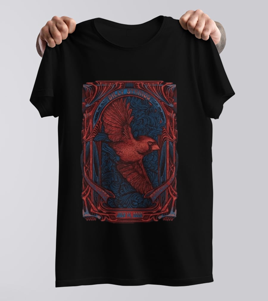 July 14 2026 Billy Strings Roanoke VA Cardinal T-Shirt
