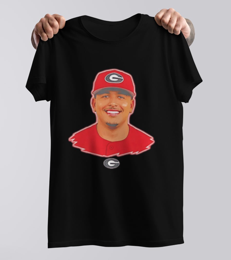 Bryce Calloway Georgia Bulldogs Baseball Cap And Jersey Sports Fan T-Shirt