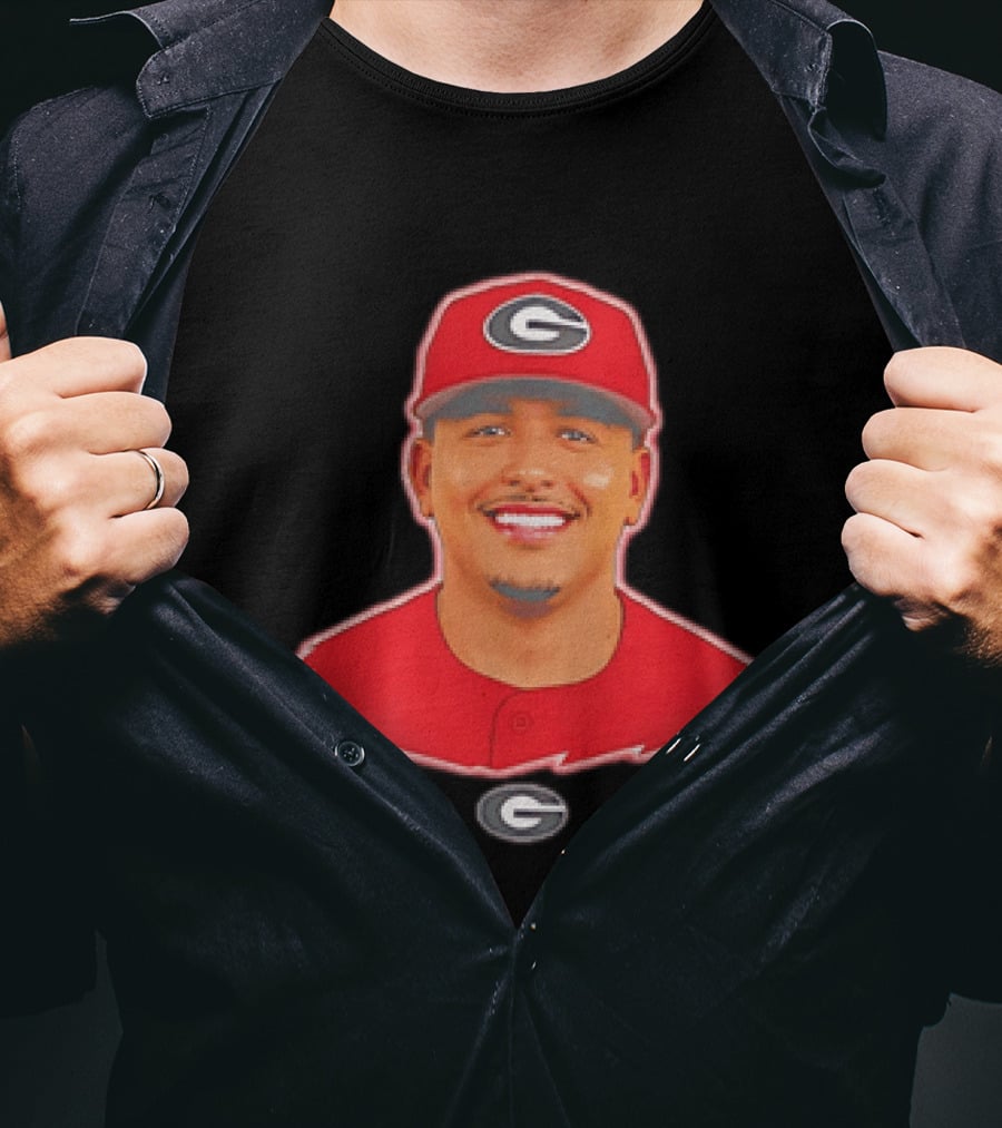 Bryce Calloway Georgia Bulldogs Baseball Cap And Jersey Sports Fan T-Shirt