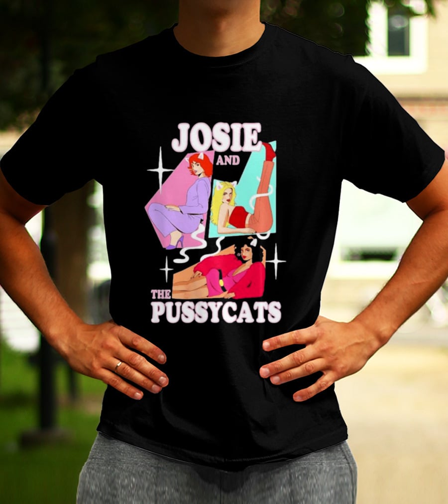 Josie And The Pussycats Valerie Brown Melody Valentine Vintage Cartoon Fashion T-Shirt