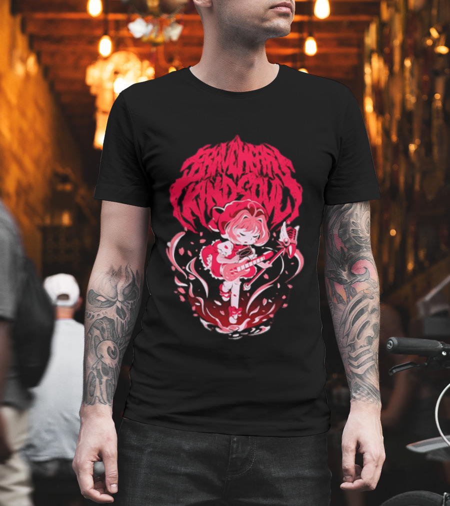 Sakura Kinomoto Braveheart Kind Soul Anime Magic Wand Girl T-Shirt