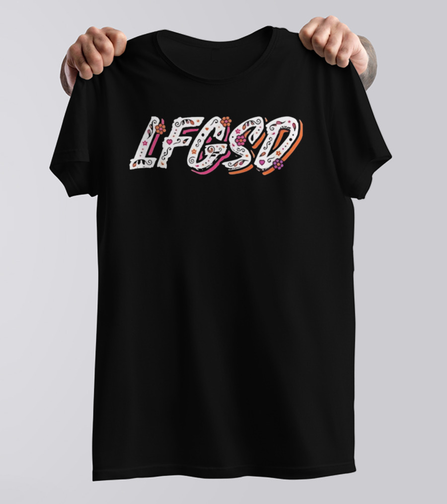 LF GSD Let's Go San Diego Floral Accents T-Shirt