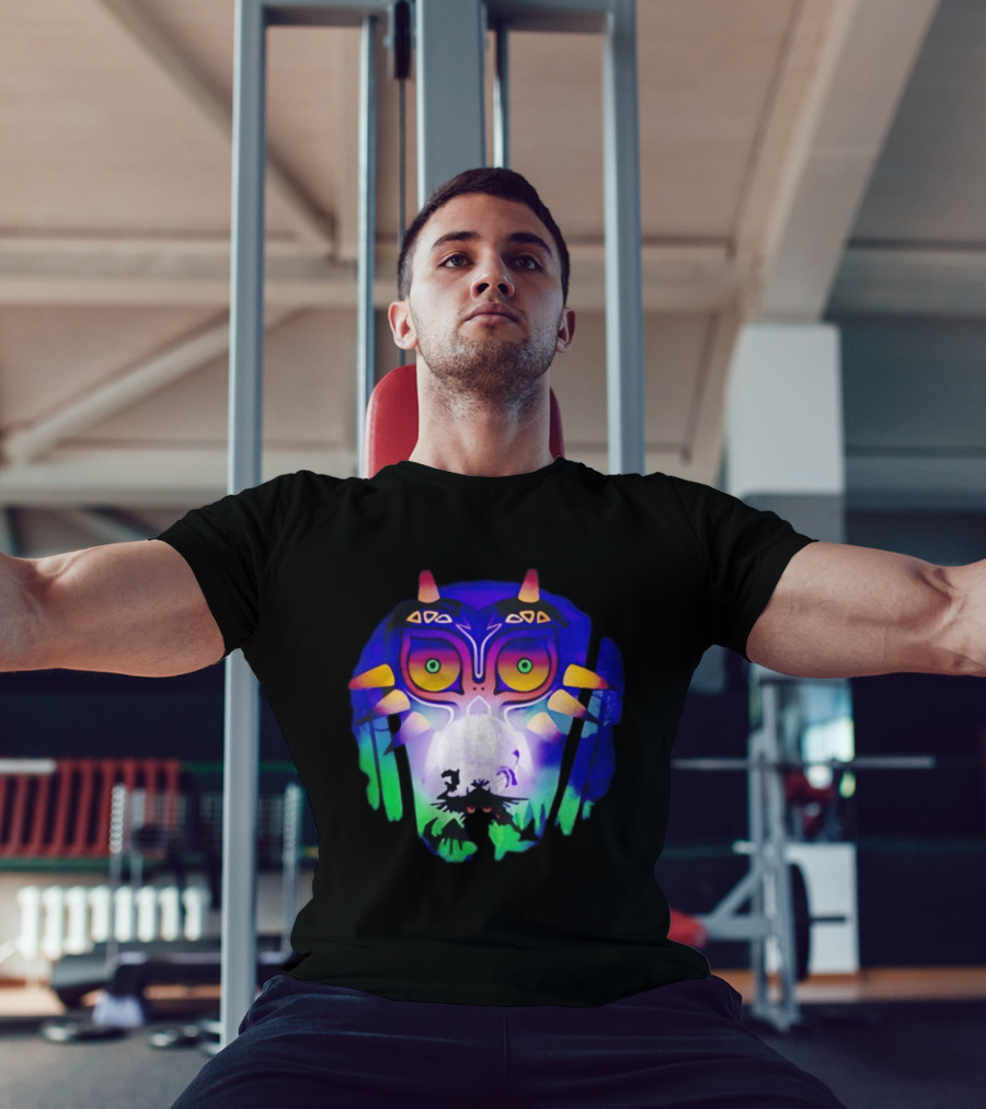Majora's Mask Legend Of Zelda Skull Kid And Moon T-Shirt