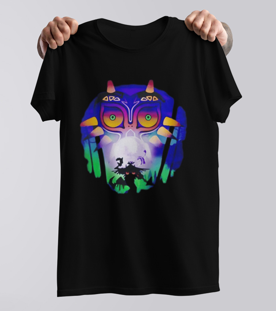 Majora's Mask Legend Of Zelda Skull Kid And Moon T-Shirt
