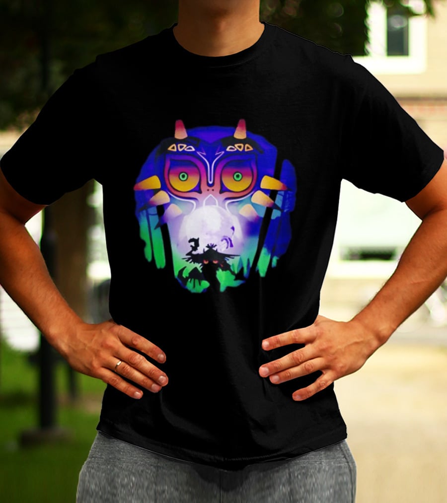 Majora's Mask Legend Of Zelda Skull Kid And Moon T-Shirt