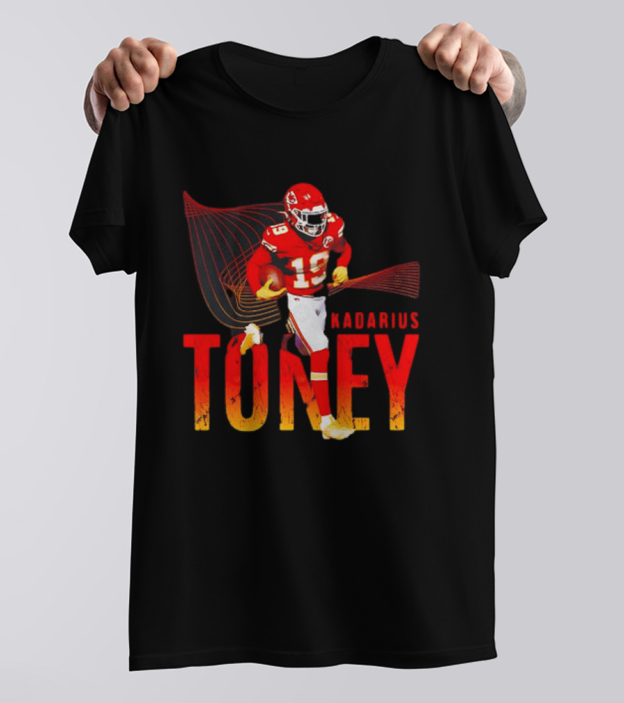 Kadarius Toney Kansas City Chiefs Running Football Star T-Shirt