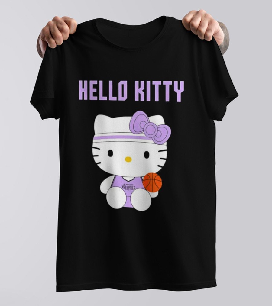 Hello Kitty Basketball Player Golden State Valkyries Collaboration T-Shirt
