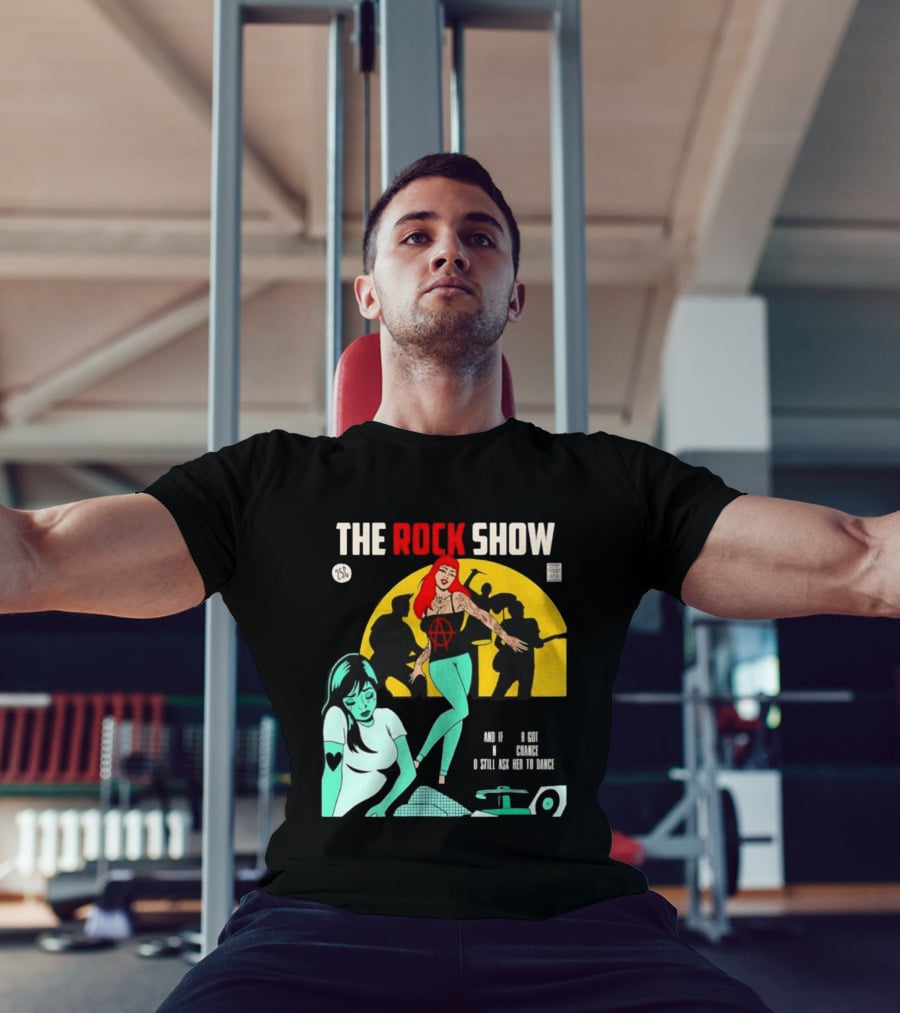 The Rock Show Comic Dance Chance Anarchy Girl Silhouette Scene T-Shirt