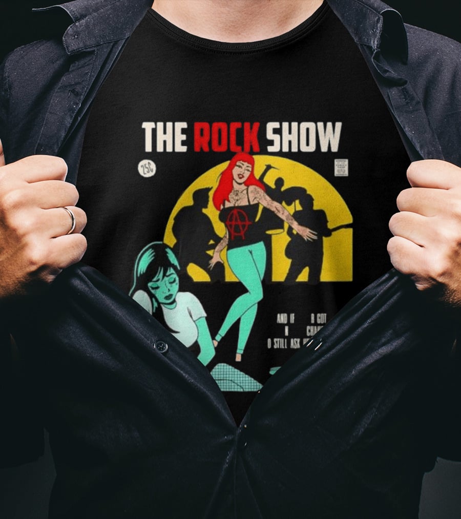 The Rock Show Comic Dance Chance Anarchy Girl Silhouette Scene T-Shirt