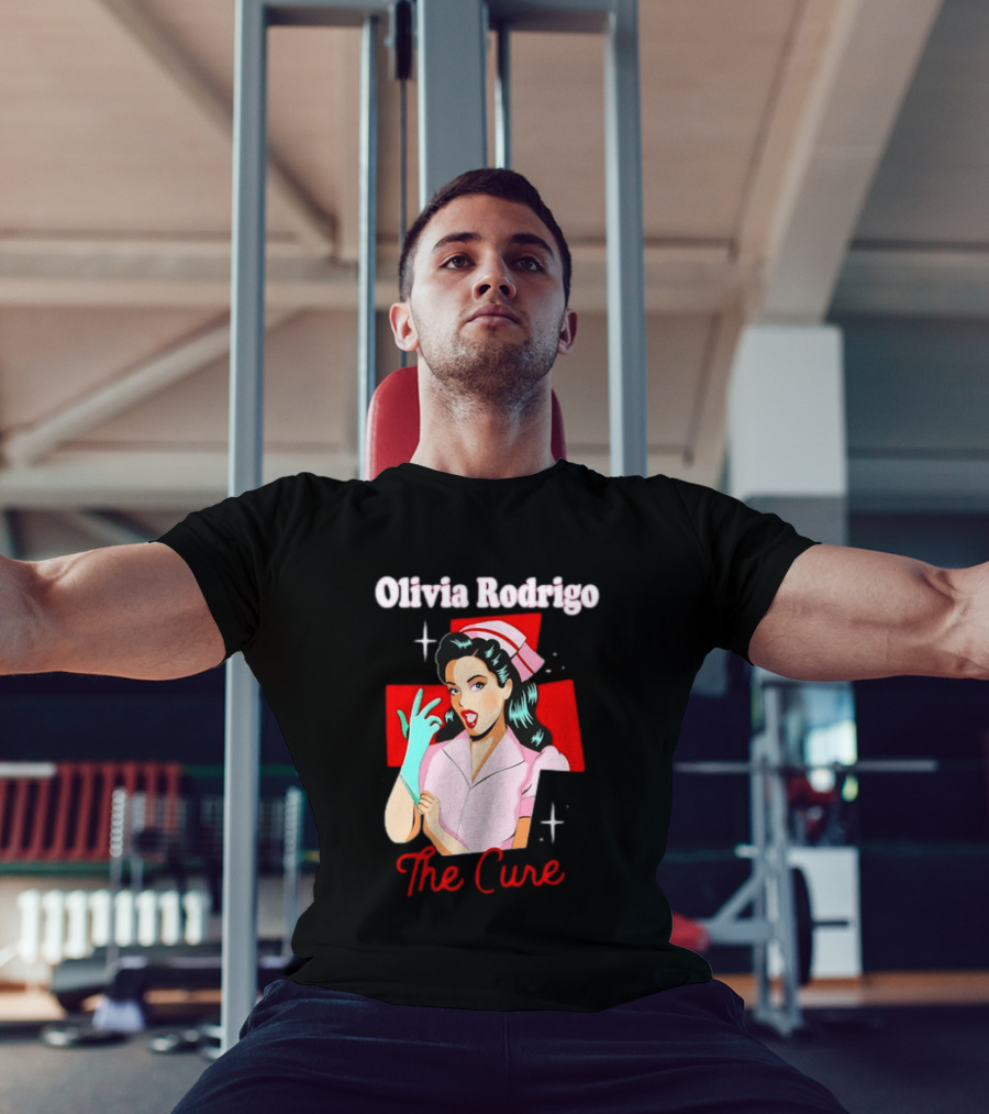 Olivia Rodrigo The Cure Pop Art Style Retro Nurse T-Shirt