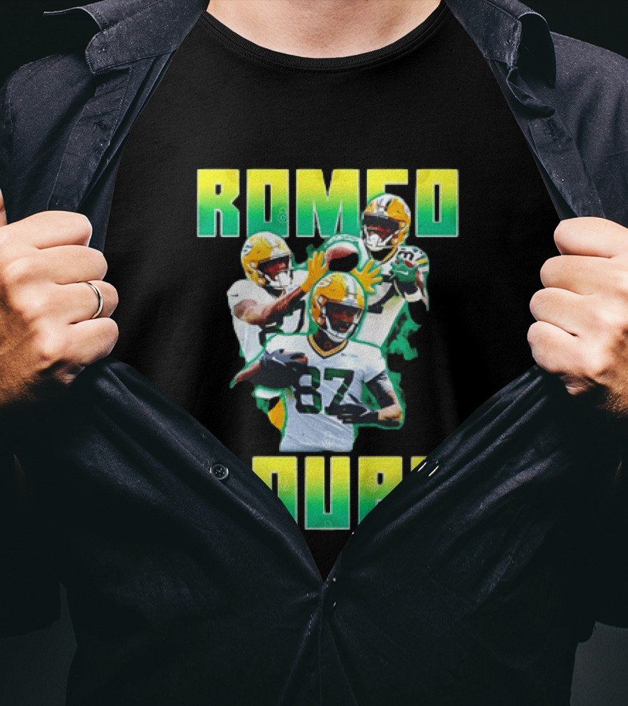 Green Bay Packers Football Romeo Doubs 87 Packers T-Shirt