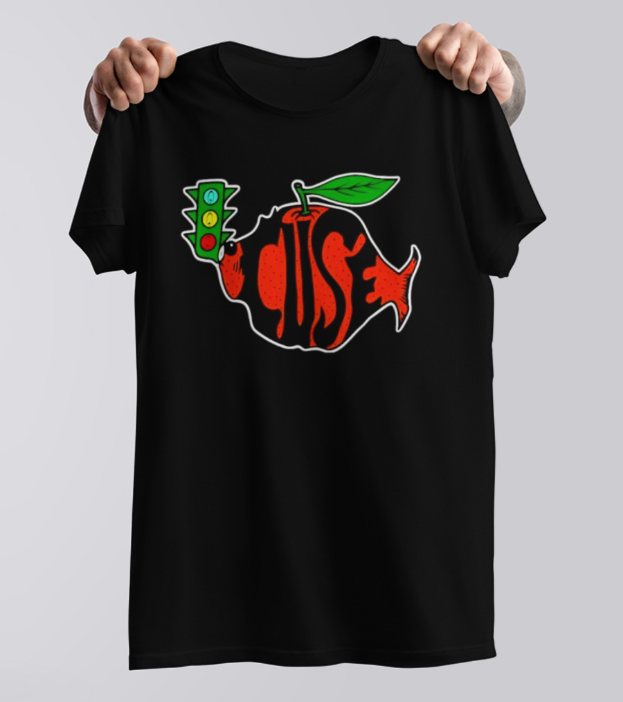 Phish Orange Fruit Shaped Fish Traffic Light Concert T-Shirt