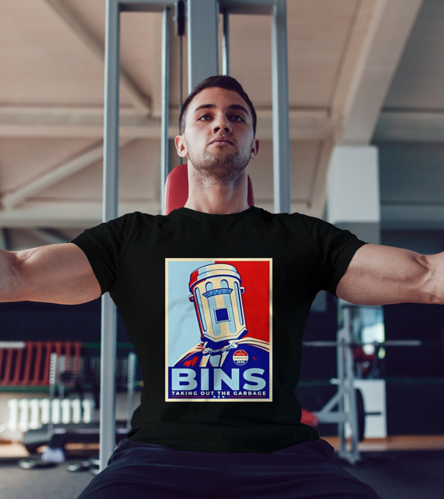 Binface Bins Hope Vote 2024 Taking Out The Garbage T-Shirt