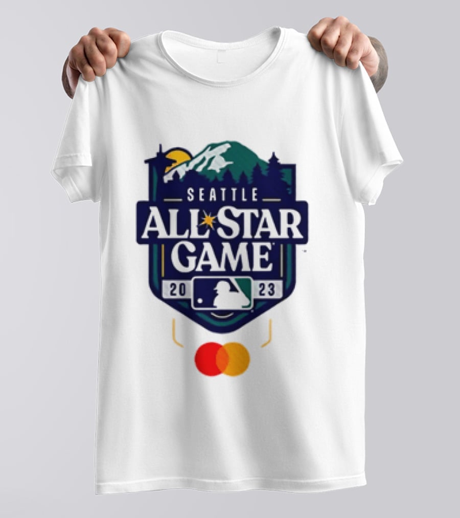Seattle 2023 MLB All Star Game Baseball Mastercard T-Shirt