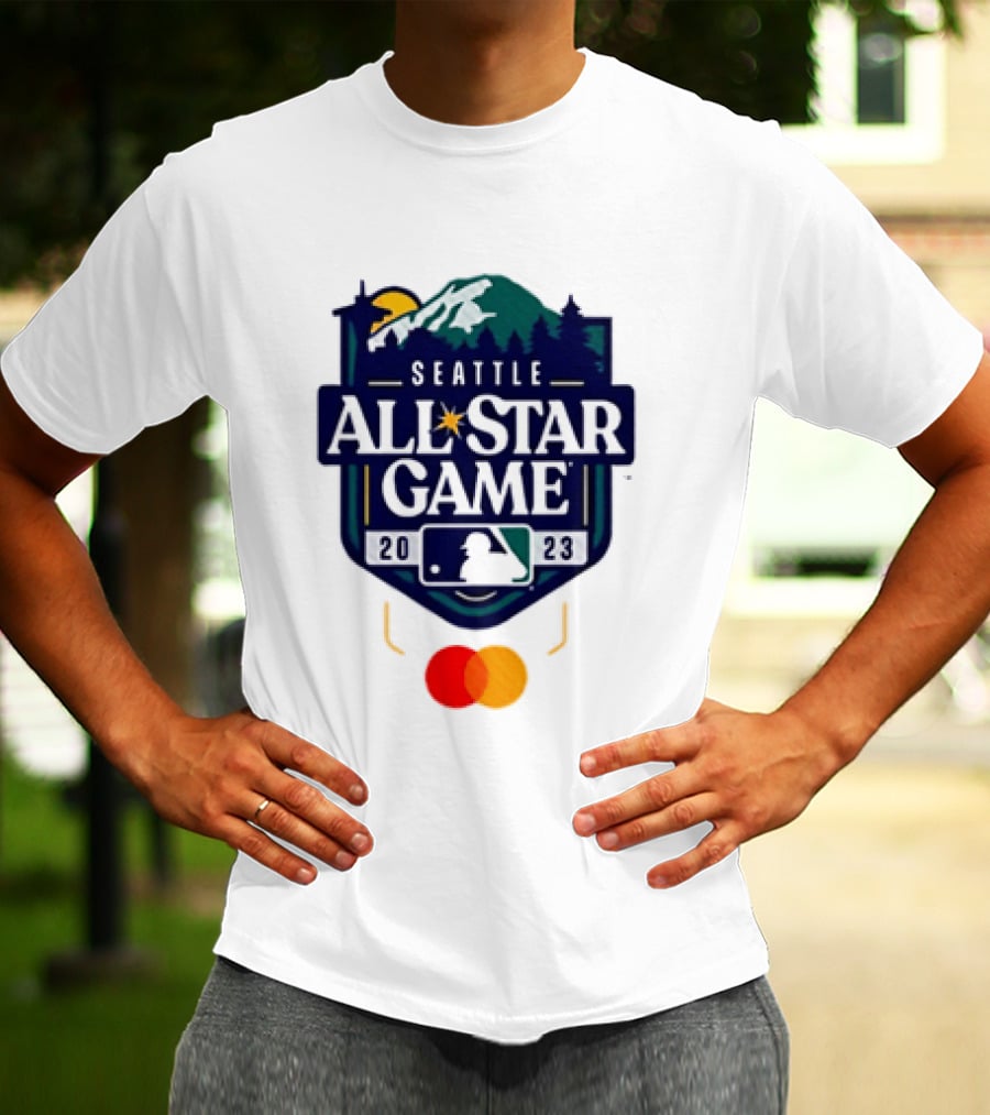 Seattle 2023 MLB All Star Game Baseball Mastercard T-Shirt